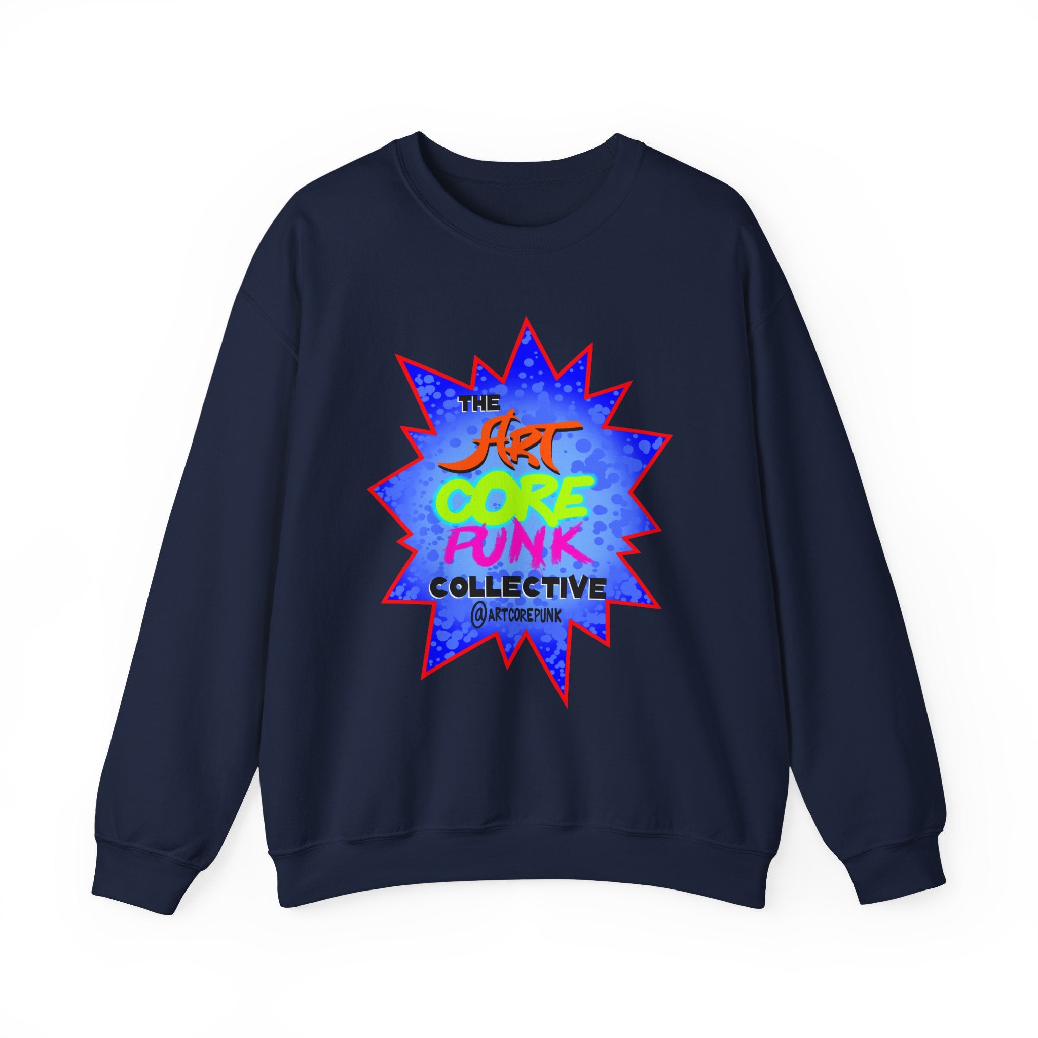 'The Art Core Punk Collective' - Crewneck Sweatshirt