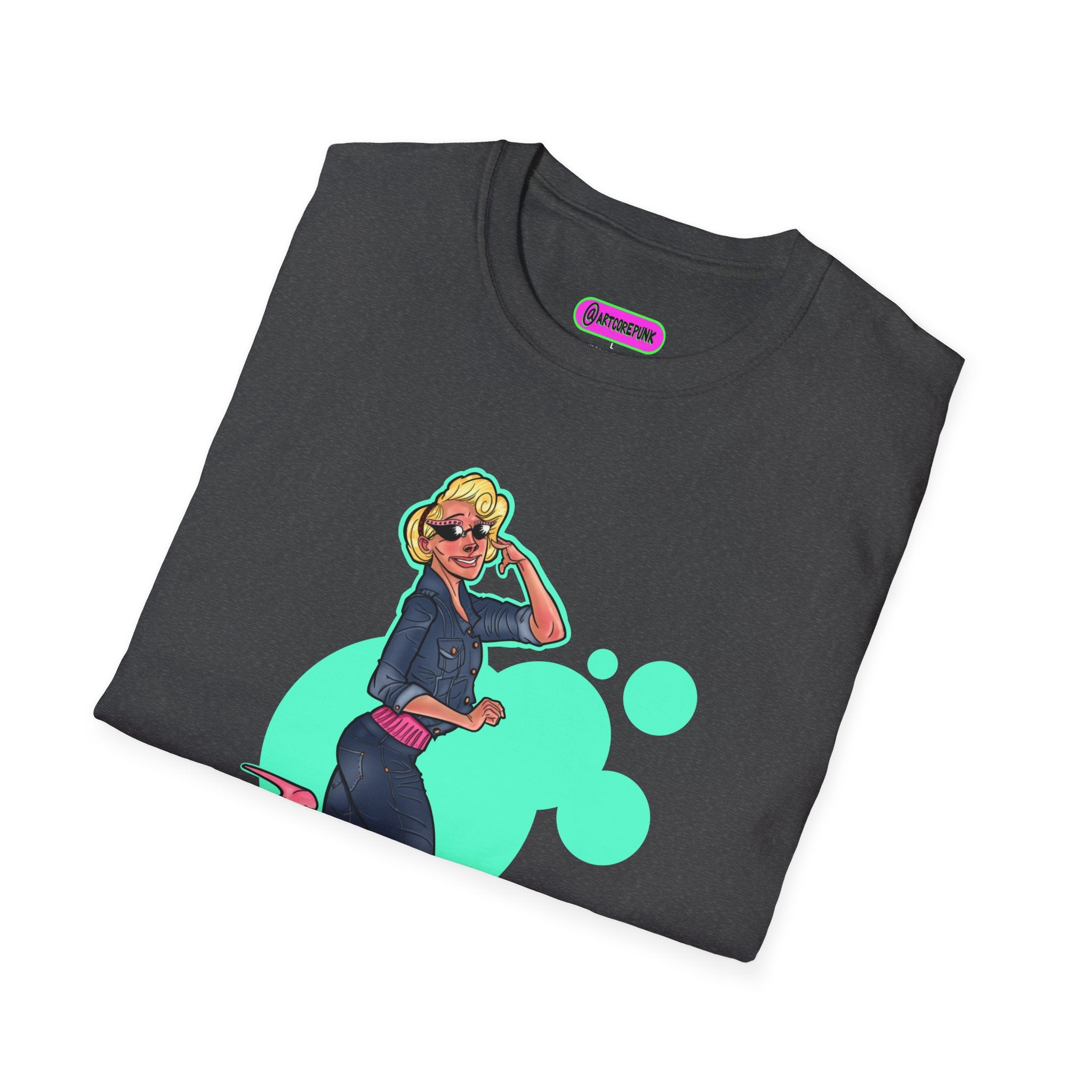 'Trixie' Graphic T-Shirt — Retro Glam 'Glamorous Girl' Design
