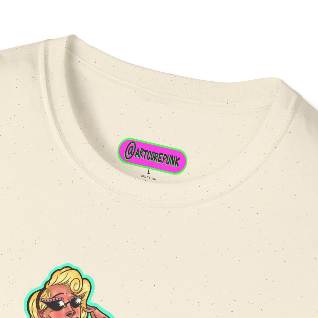 'Trixie' Graphic T-Shirt — Retro Glam 'Glamorous Girl' Design
