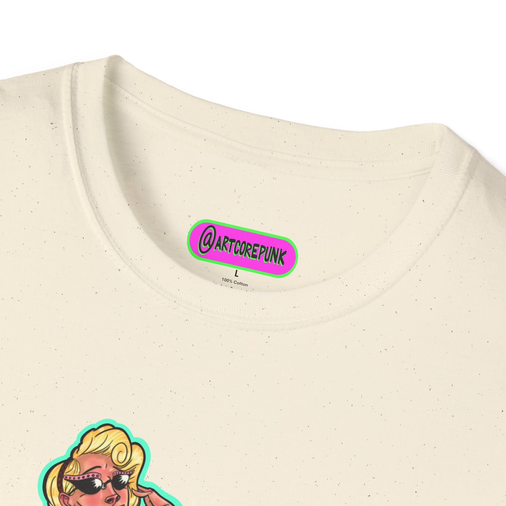 'Trixie' Graphic T-Shirt — Retro Glam 'Glamorous Girl' Design