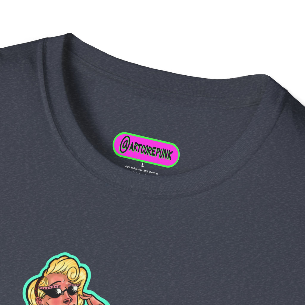 'Trixie' Graphic T-Shirt — Retro Glam 'Glamorous Girl' Design