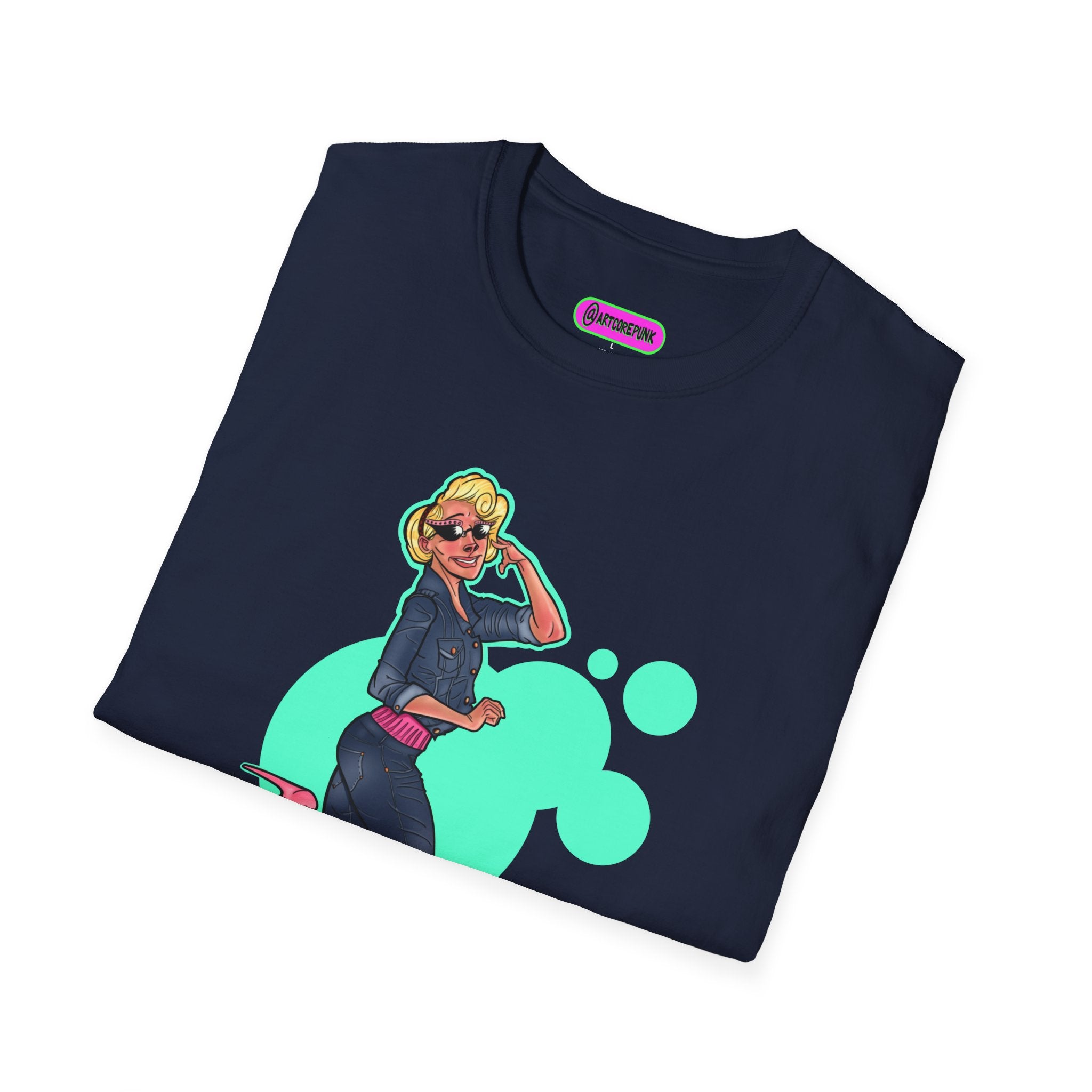 'Trixie' Graphic T-Shirt — Retro Glam 'Glamorous Girl' Design