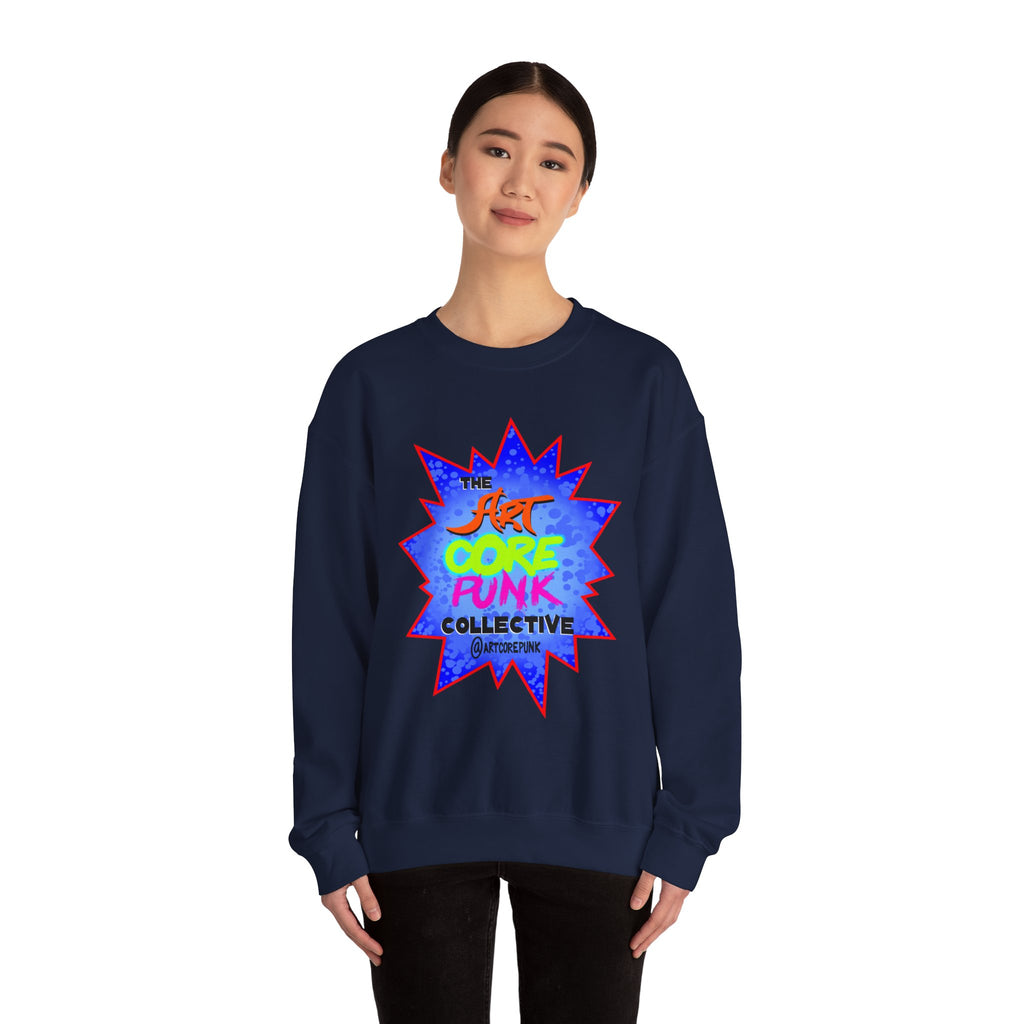 'The Art Core Punk Collective' - Crewneck Sweatshirt
