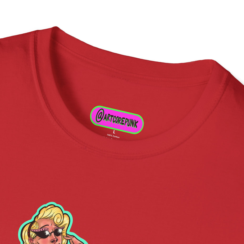 'Trixie' Graphic T-Shirt — Retro Glam 'Glamorous Girl' Design