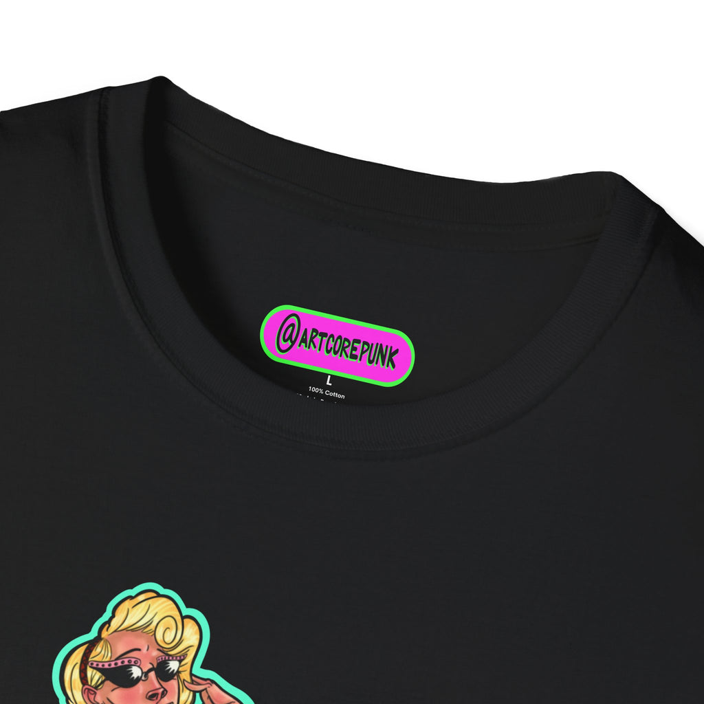'Trixie' Graphic T-Shirt — Retro Glam 'Glamorous Girl' Design