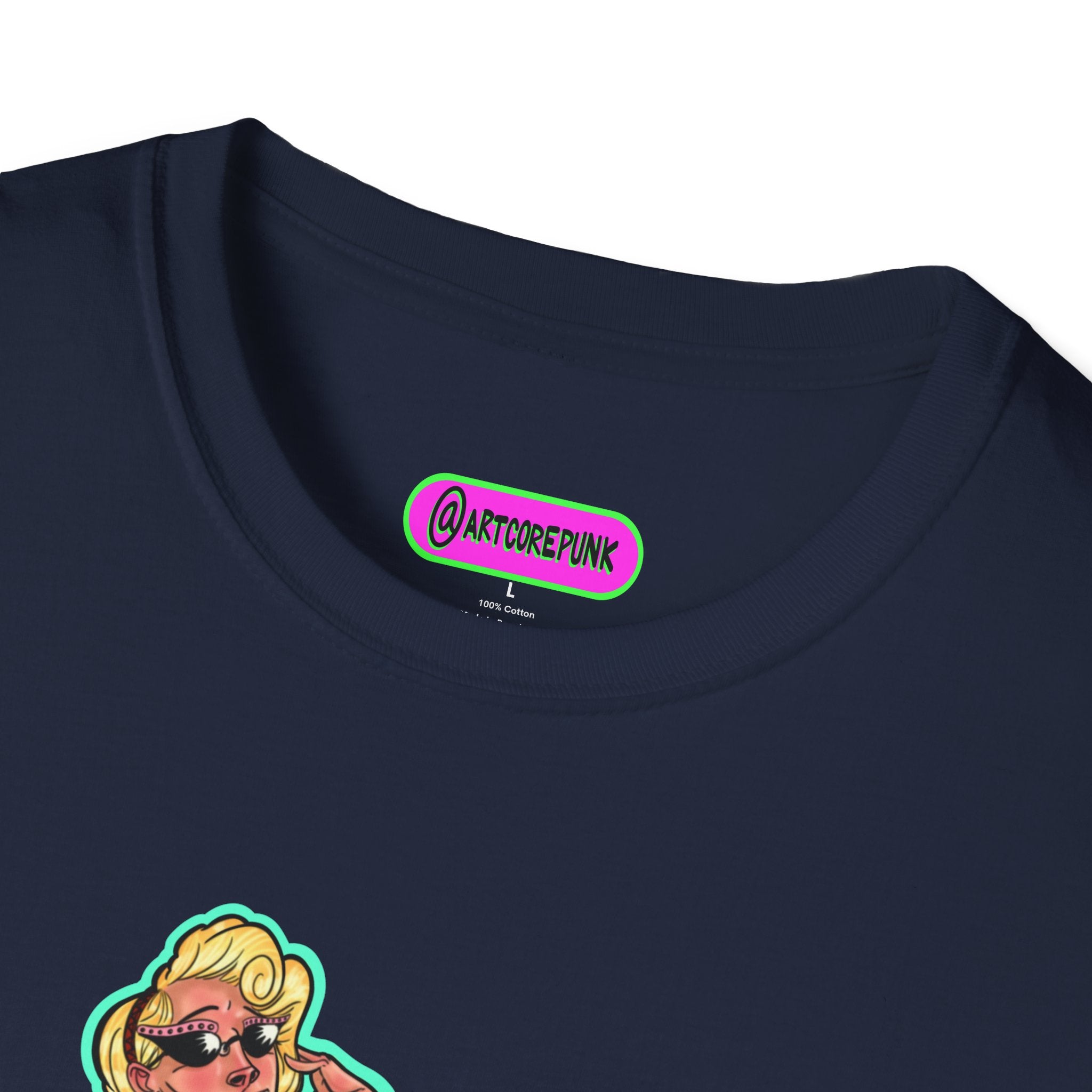 'Trixie' Graphic T-Shirt — Retro Glam 'Glamorous Girl' Design
