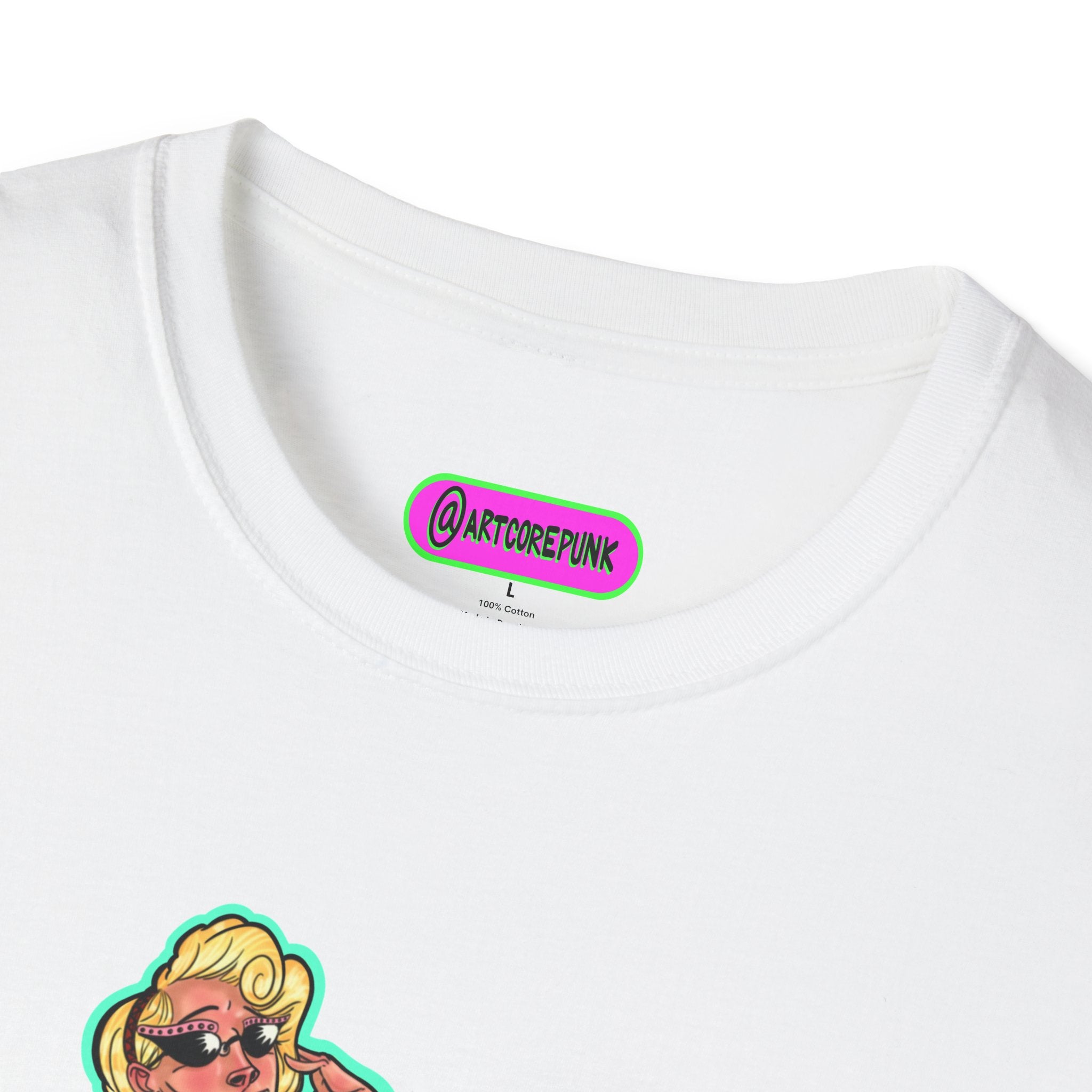 'Trixie' Graphic T-Shirt — Retro Glam 'Glamorous Girl' Design