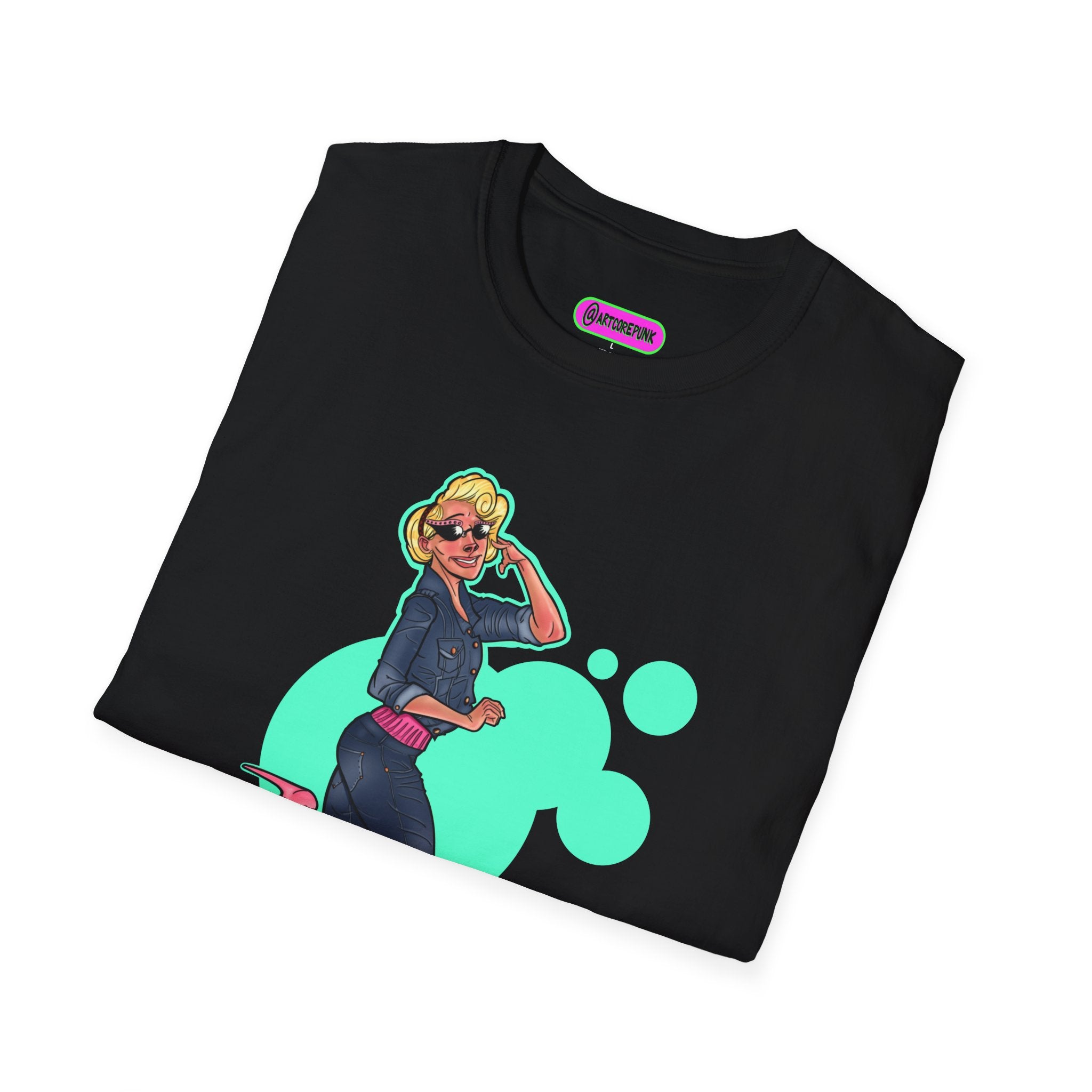 'Trixie' Graphic T-Shirt — Retro Glam 'Glamorous Girl' Design