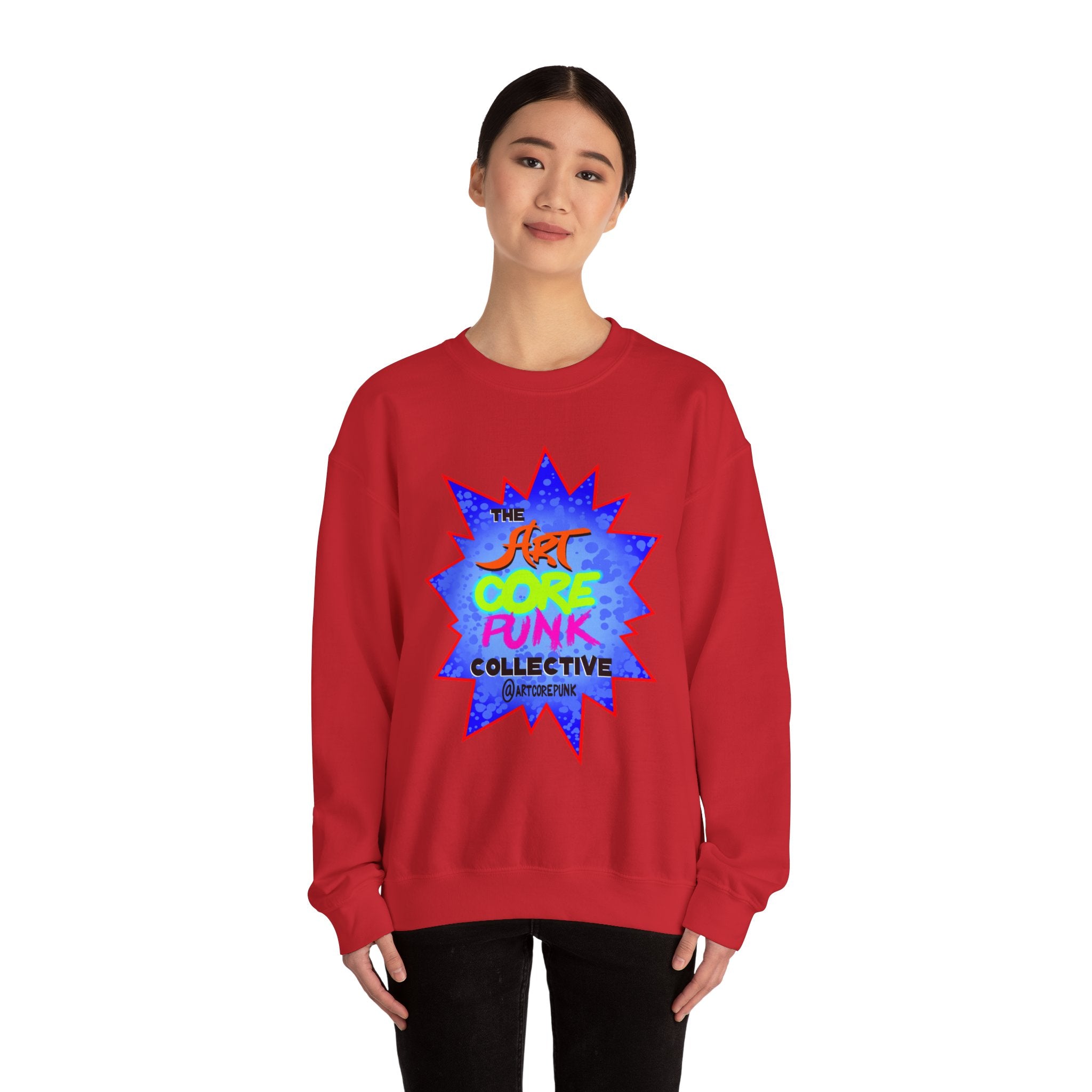 'The Art Core Punk Collective' - Crewneck Sweatshirt