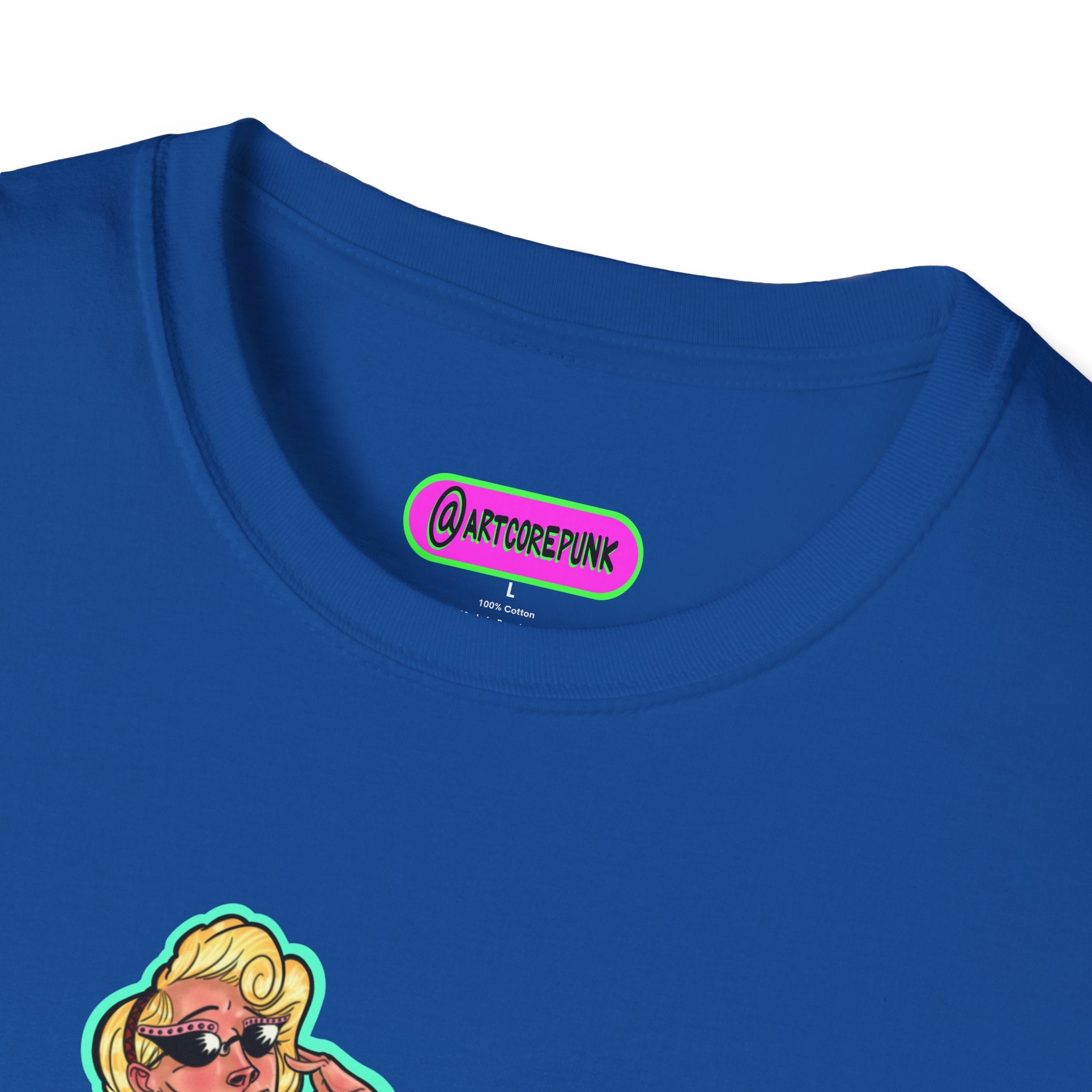 'Trixie' Graphic T-Shirt — Retro Glam 'Glamorous Girl' Design